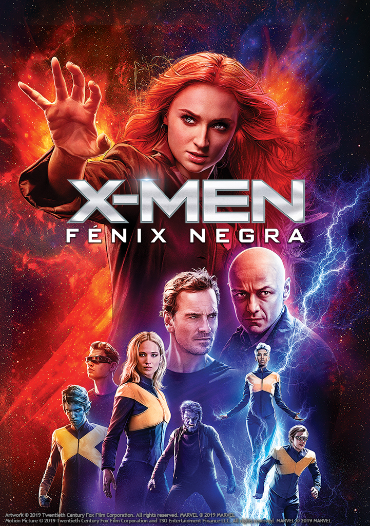 Capa X-Men: Fénix Negra