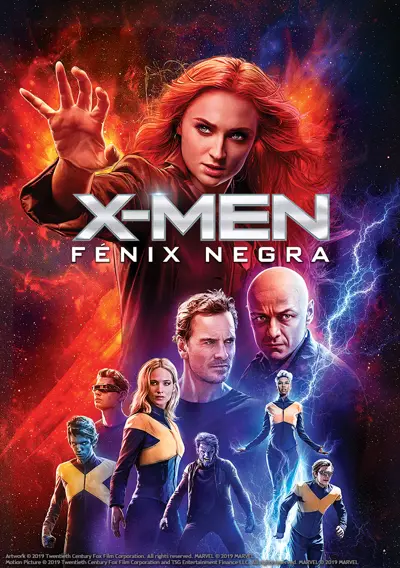 Capa X-Men: Fénix Negra