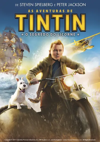 Capa Aventuras De Tintin - O Segredo Do Licor (VP)