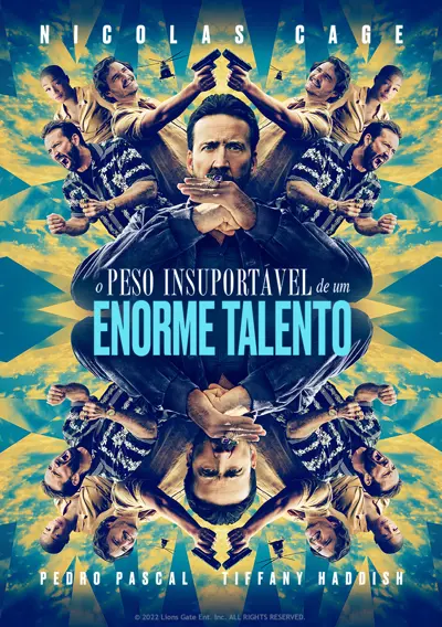 Capa O Peso Insuportável De Um Enorme Talento