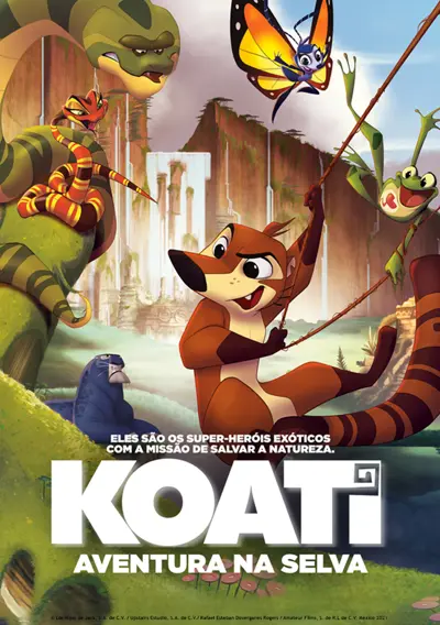 Capa Koati - Aventura Na Selva (VP)