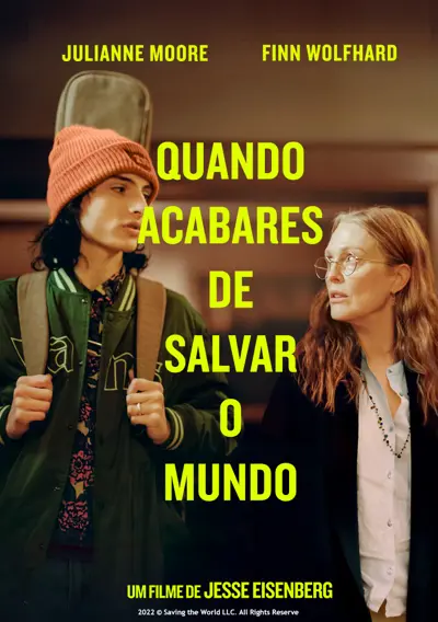 Capa Quando Acabares de Salvar o Mundo