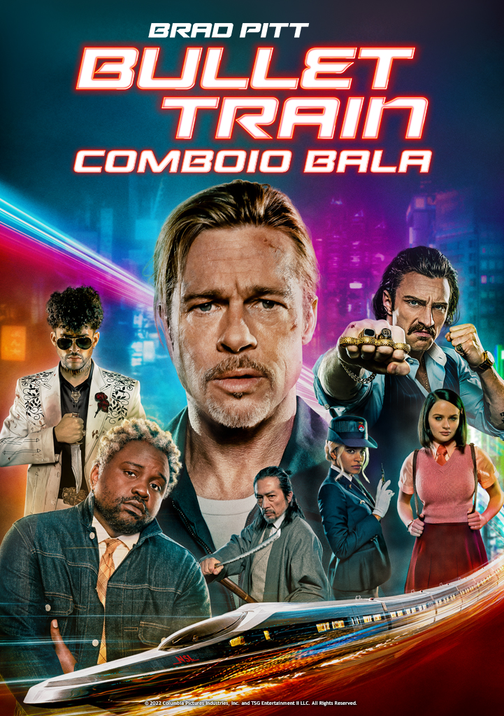 Capa Bullet Train: Comboio Bala