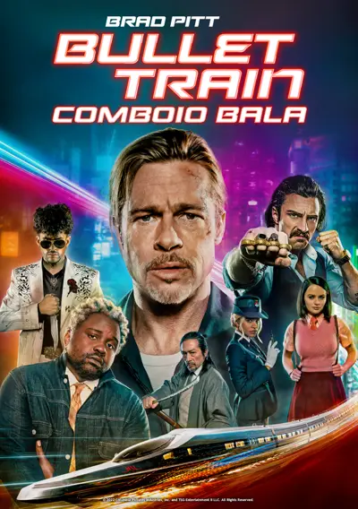 Capa Bullet Train: Comboio Bala