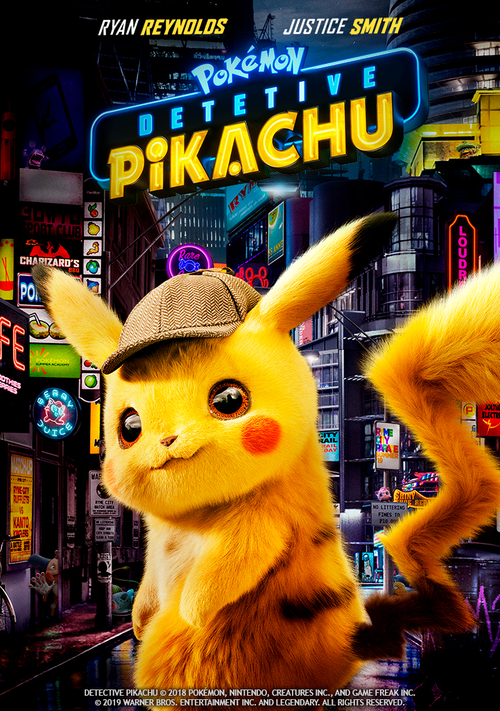 Capa Pokémon Detetive Pikachu (VO)
