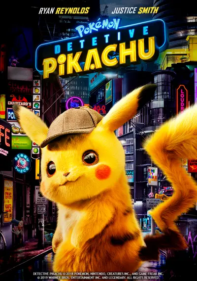 Capa Pokémon Detetive Pikachu (VO)
