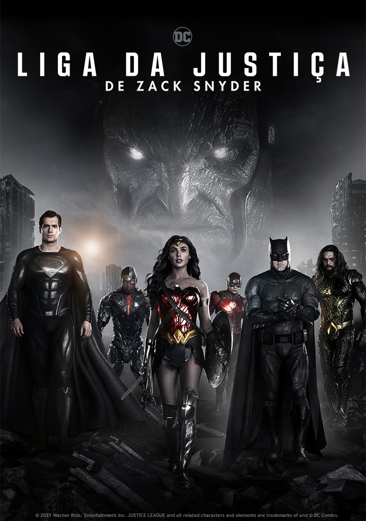 Capa Liga da Justiça de Zack Snyder
