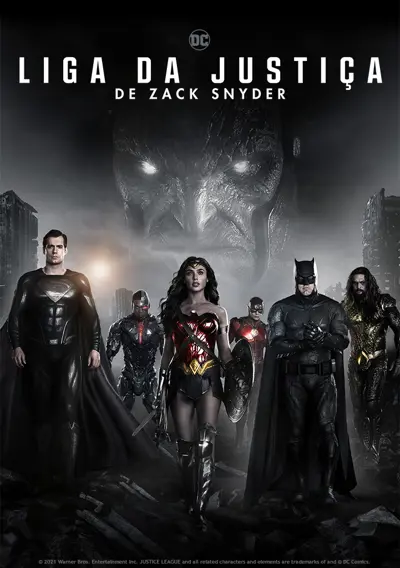 Capa Liga da Justiça de Zack Snyder