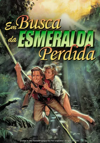 Capa Em Busca da Esmeralda Perdida