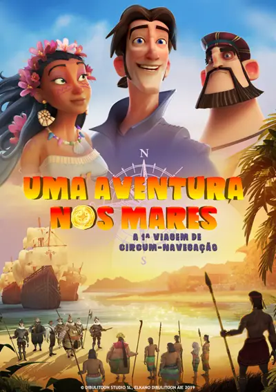 Capa Uma Aventura Nos Mares - A 1ª Viagem De Circum-Navegação (VP)