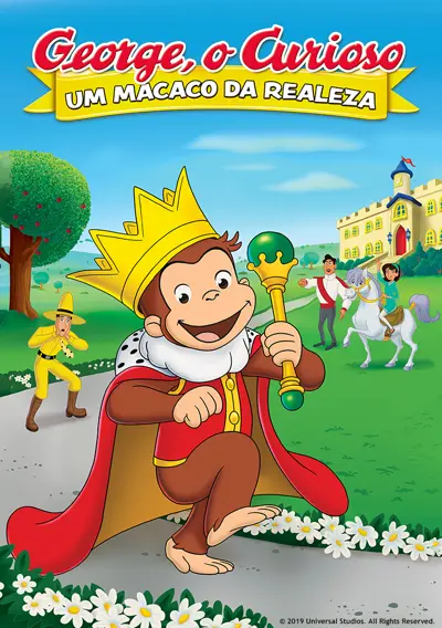 Capa George, O Curioso: Um Macaco da Realeza (VO)
