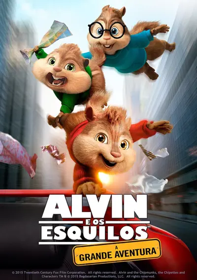 Capa Alvin E Os Esquilos: A Grande Aventura (VP)