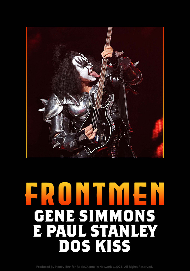 Capa Frontmen: Gene Simmons e Paul Stanley dos Kiss