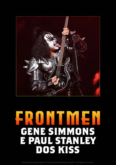 Capa Frontmen: Gene Simmons e Paul Stanley dos Kiss