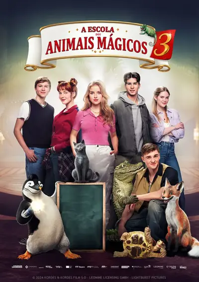 capa A Escola dos Animais Mágicos 3 (VP)