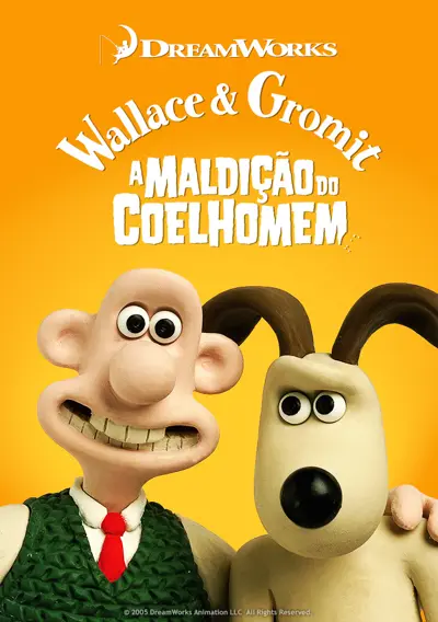Capa Wallace e Gromit: A Maldição do Coelhomem (VP)
