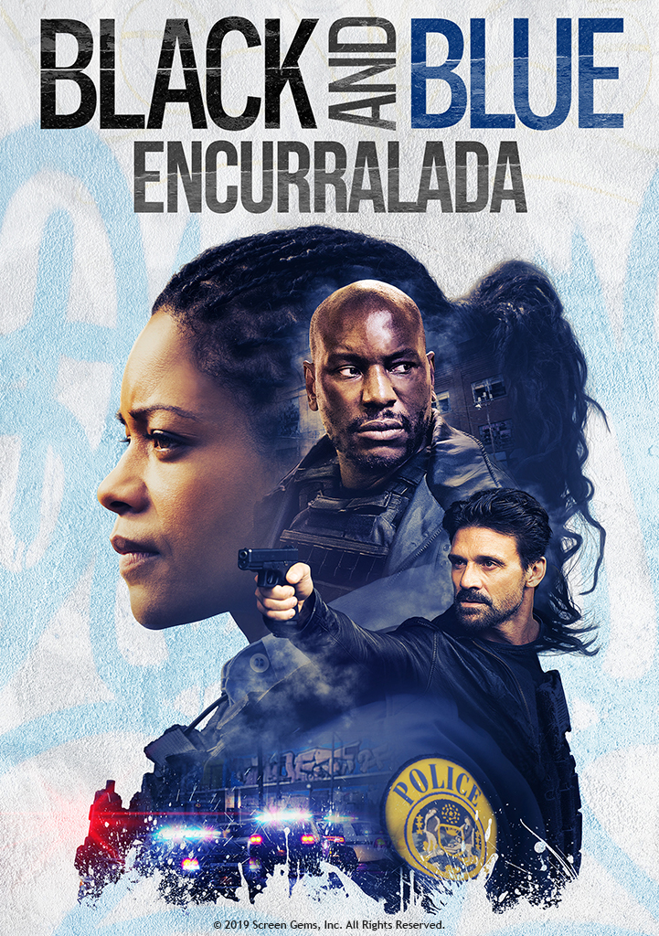 Capa Black And Blue - Encurralada