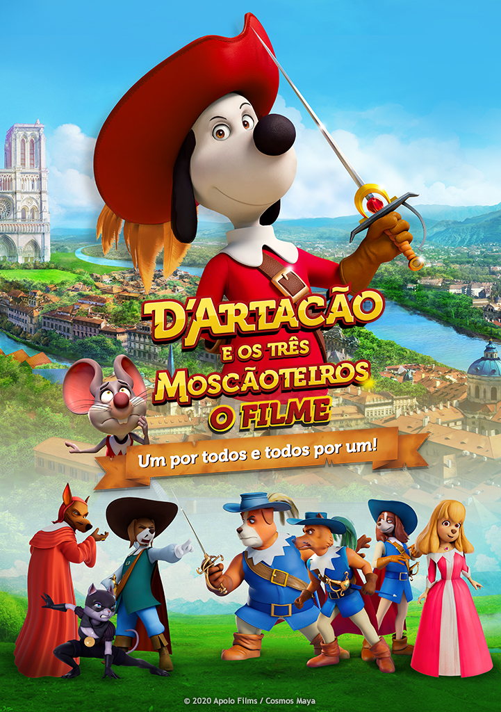 Capa D´Artacão E Os Três Moscãoteiros - O Filme (VP)