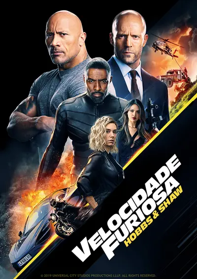 Capa Velocidade Furiosa: Hobbs & Shaw