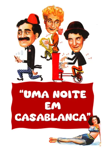 Capa Uma Noite em Casablanca