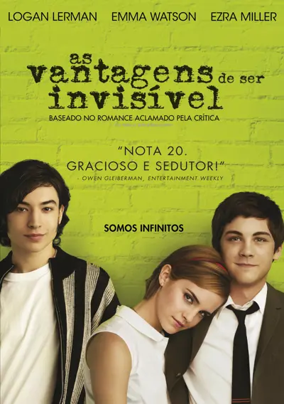 Capa As Vantagens de Ser Invisível