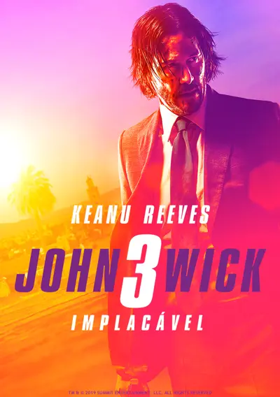 Capa John Wick 3 - Implacável
