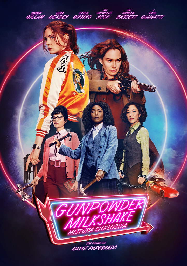 Capa Gunpowder Milkshake: Mistura Explosiva