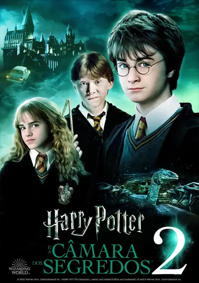 Capa Harry Potter e a Câmara dos Segredos