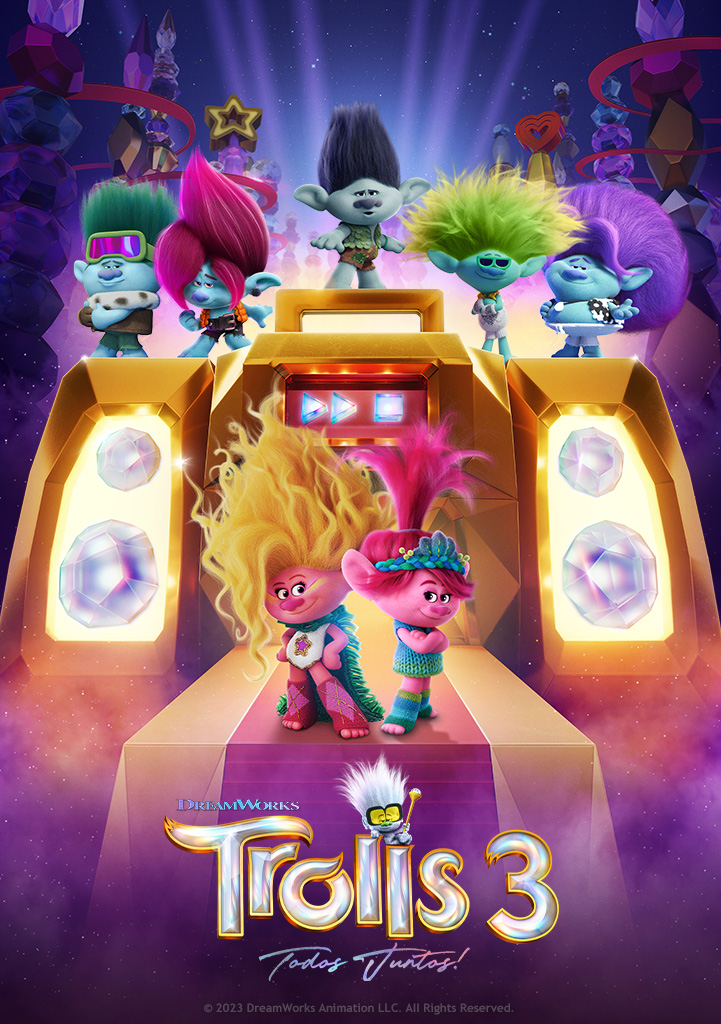 Capa Trolls 3 - Todos Juntos! (VP)