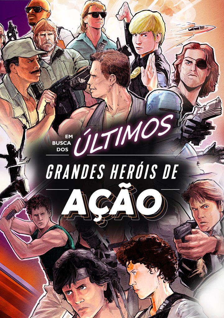 Capa Em Busca dos Últimos Grandes Heróis de Ação