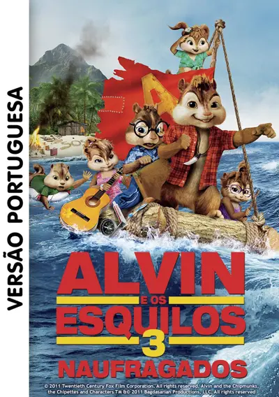 Capa Alvin e Os Esquilos 3: Naufragados (VO)