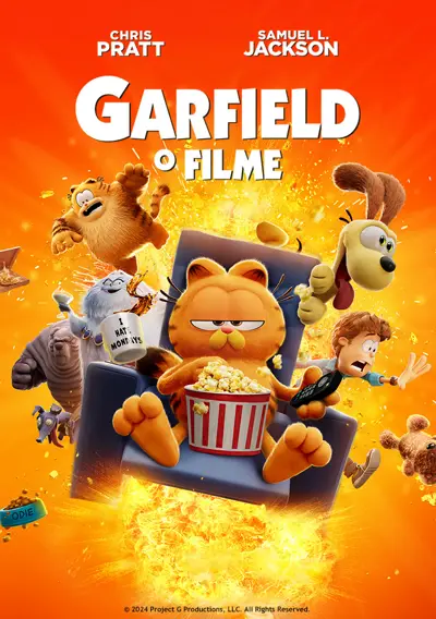 capa Garfield: O Filme (2024) (VP)