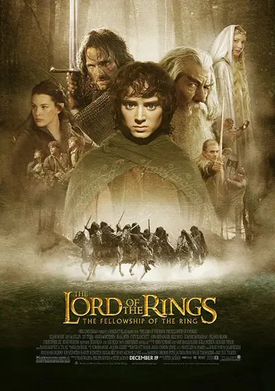 Capa O Senhor dos Anéis - A Irmandade do Anel