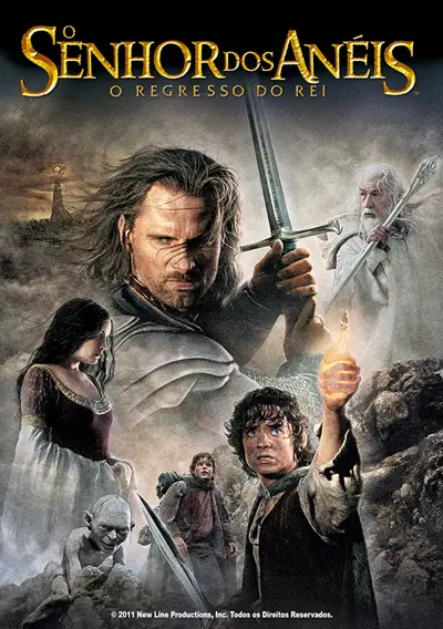 Capa O Senhor dos Anéis - O Regresso do Rei