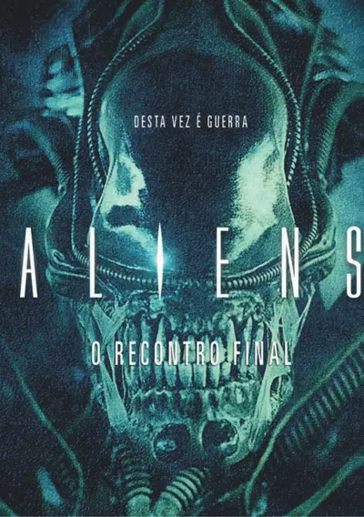 Capa Aliens, o Recontro Final