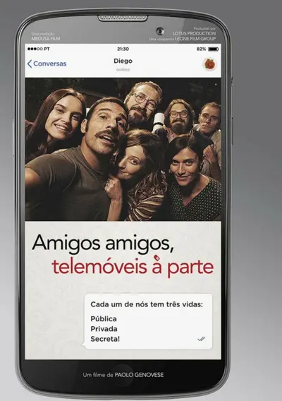 Capa Amigos Amigos, Telemóveis à Parte
