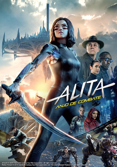 Capa Alita: Anjo De Combate