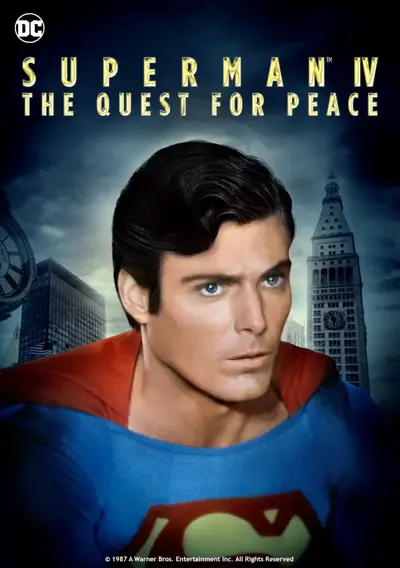 Capa Super-Homem IV - Em Busca da Paz