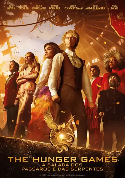 capa The Hunger Games: A Balada dos Pássaros e das Serpentes