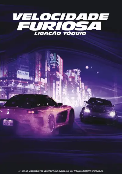 Capa Velocidade Furiosa - Ligação Tóquio